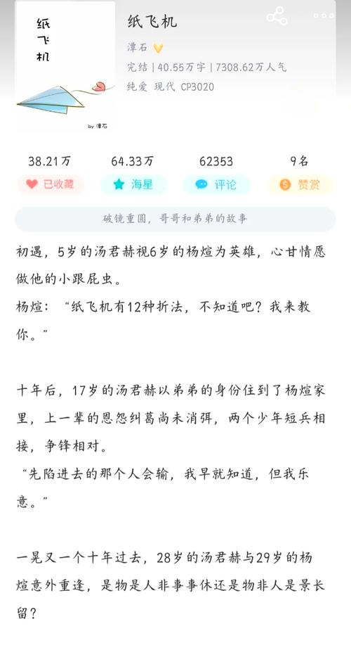 纸飞机by潭石小说全文,纸飞机by潭石小说全文无删